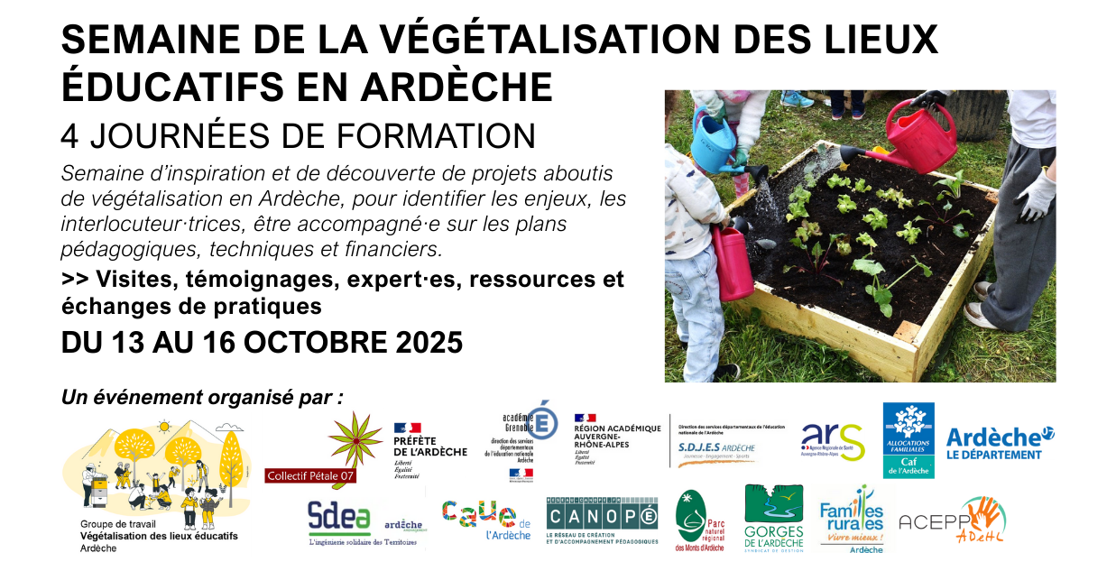 semaine de la végétalisation oct 2025