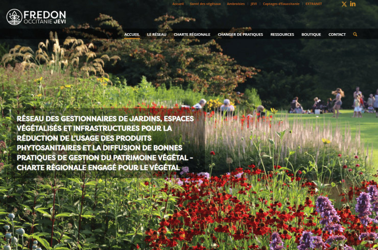 Capture d'écran du site